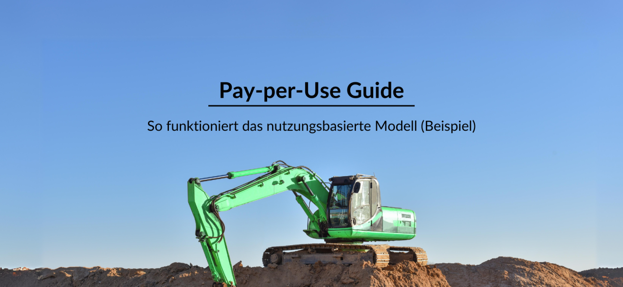 Bagger beim Erdbau